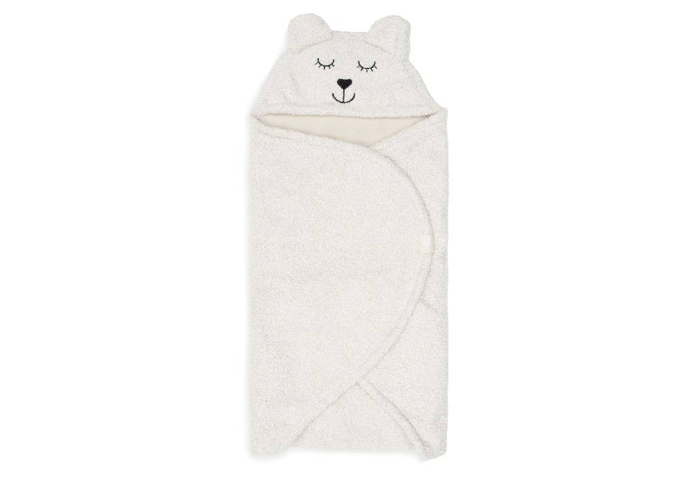 Jollein Einschlagdecke für Babyschale Bear Boucle Oatmeal Preisnachlass
