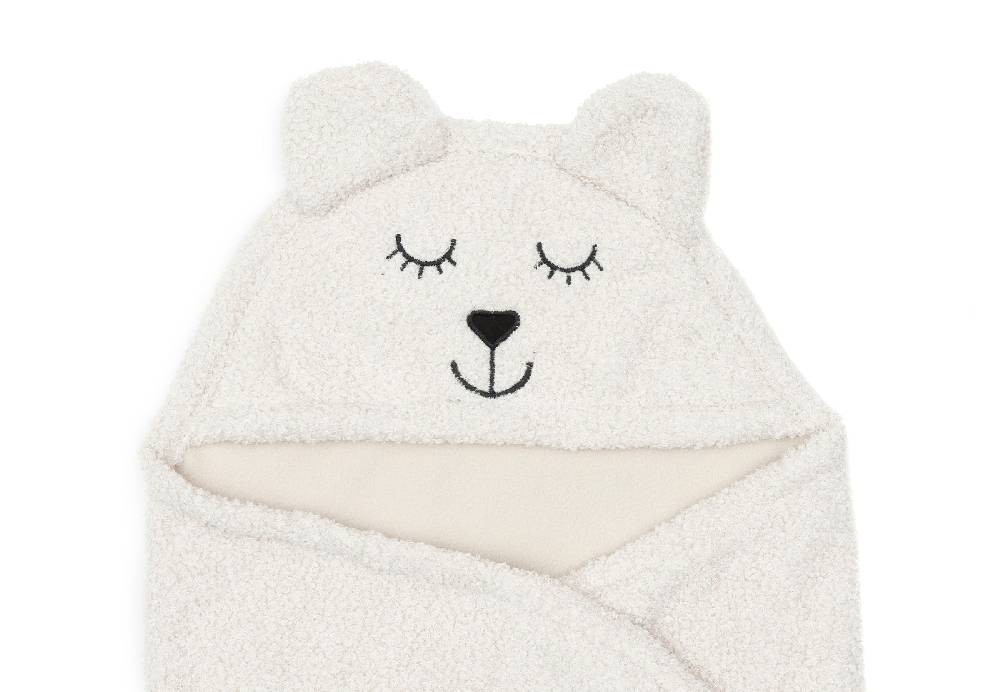 Jollein Einschlagdecke für Babyschale Bear Boucle Oatmeal Preisnachlass