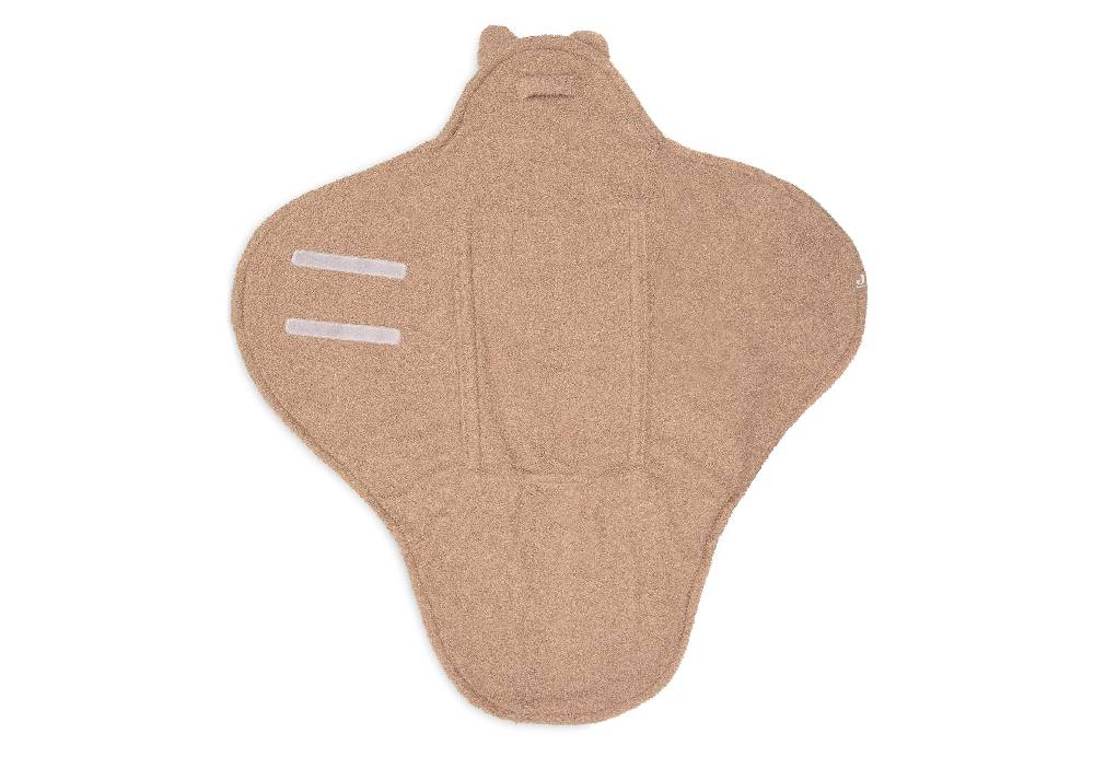 Jollein Einschlagdecke für Babyschale Bear Boucle Biscuit Saisonschlussverkauf