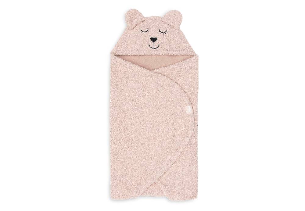 Jollein Einschlagdecke für Babyschale Bear Boucle Wild Rose Black Friday