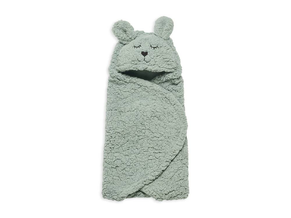 Jollein Einschlagdecke für Babyschale Bunny Ash Green Muttertagsangebot