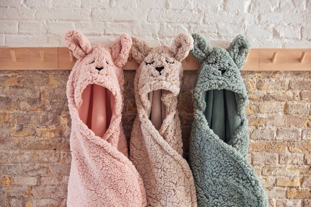 Jollein Einschlagdecke für Babyschale Bunny Ash Green Muttertagsangebot