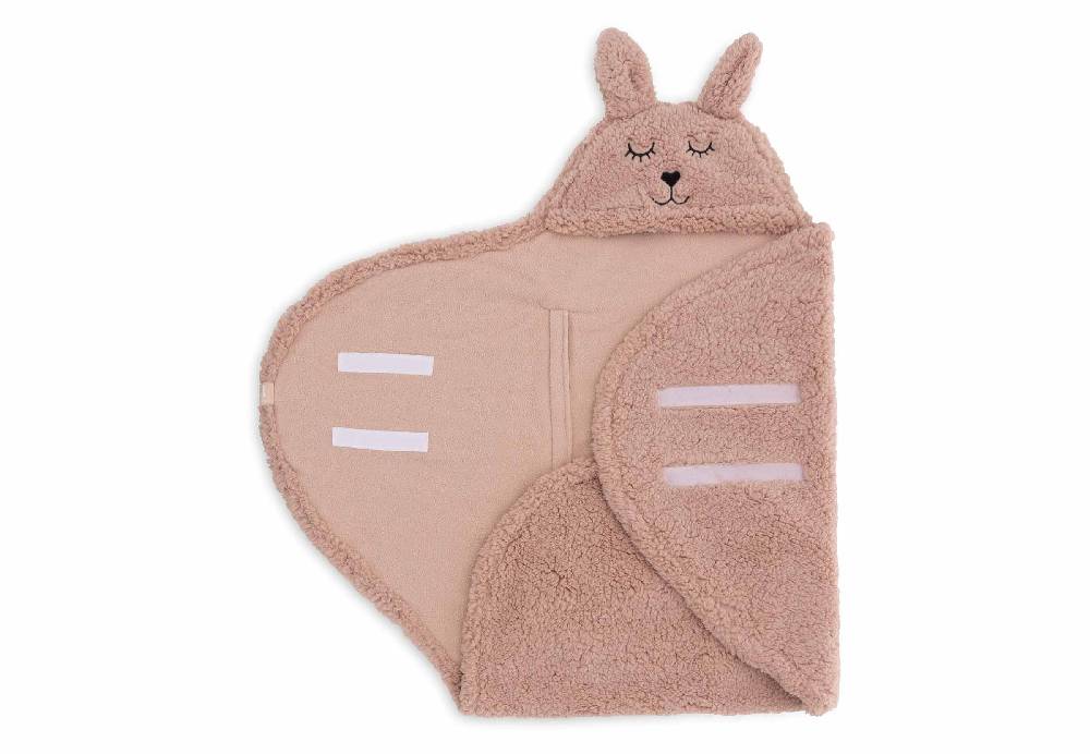 Jollein Einschlagdecke für Babyschale Bunny - Wild Rose Heißer Verkauf