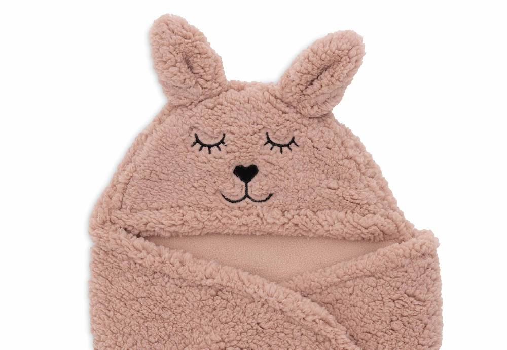 Jollein Einschlagdecke für Babyschale Bunny - Wild Rose Heißer Verkauf