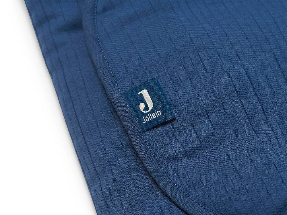 Jollein Einschlagdecke für Babyschale Basic Stripe Jeans Blue Neueste Mode