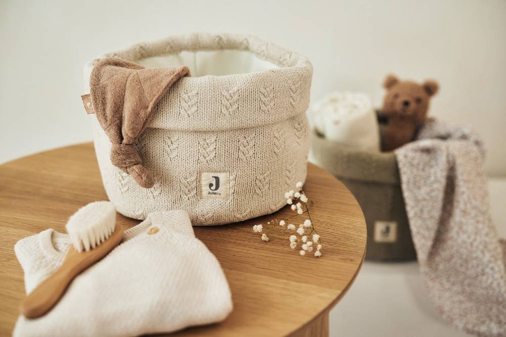 Jollein Pflegekörbchen Grain Knit Oatmeal Neuheiten