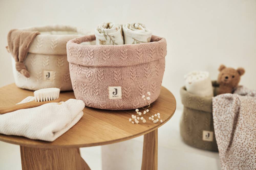 Jollein Pflegekörbchen Grain Knit Wild Rose Saisonale Angebote