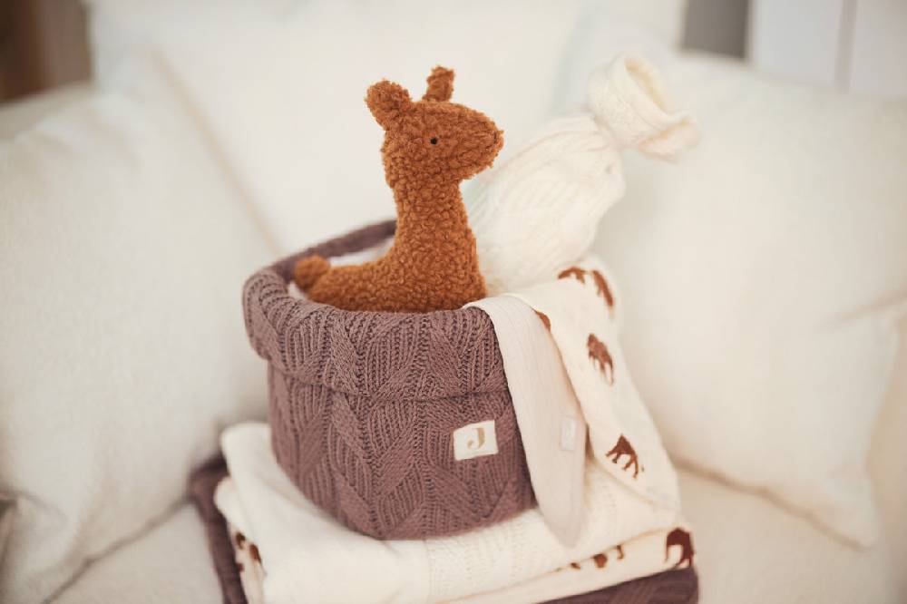 Jollein Pflegekörbchen Spring Knit Chestnut Sonderangebote