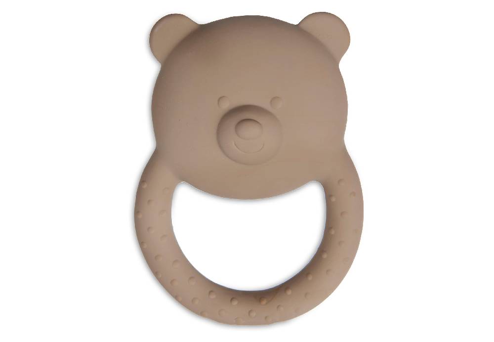 Jollein Beißring Naturkautschuk Teddy Bear Biscuit