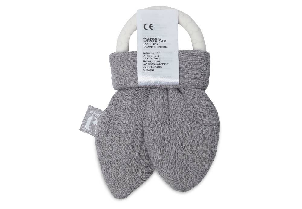 Jollein Beißring Silikon Bunny Ears Storm Grey Kostenloser Versand international