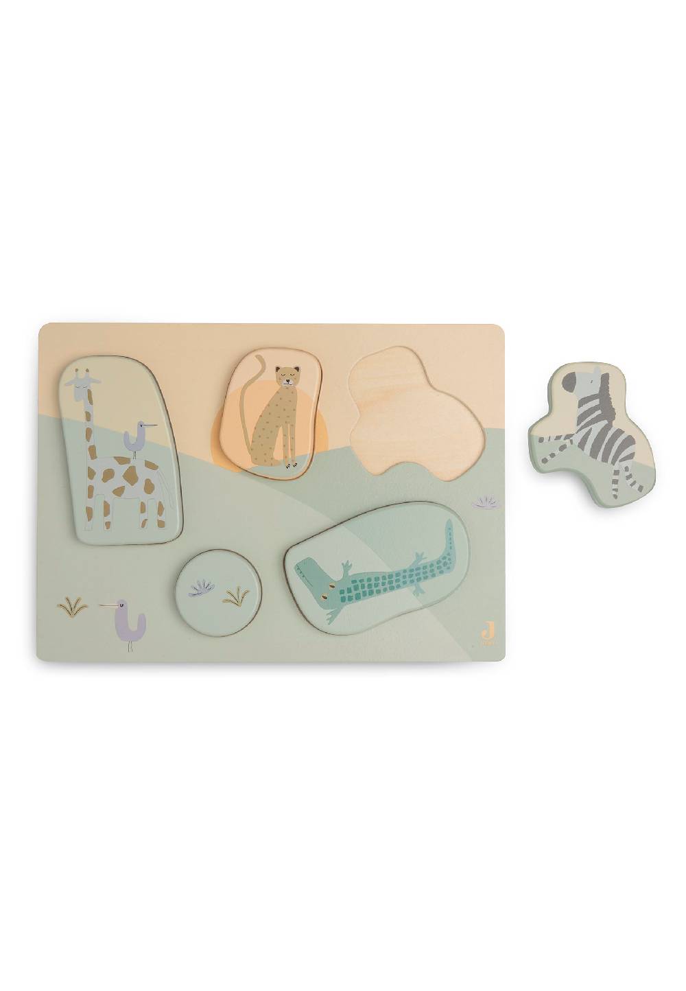 Jollein Puzzle aus Holz - Jungle Jambo im Angebot