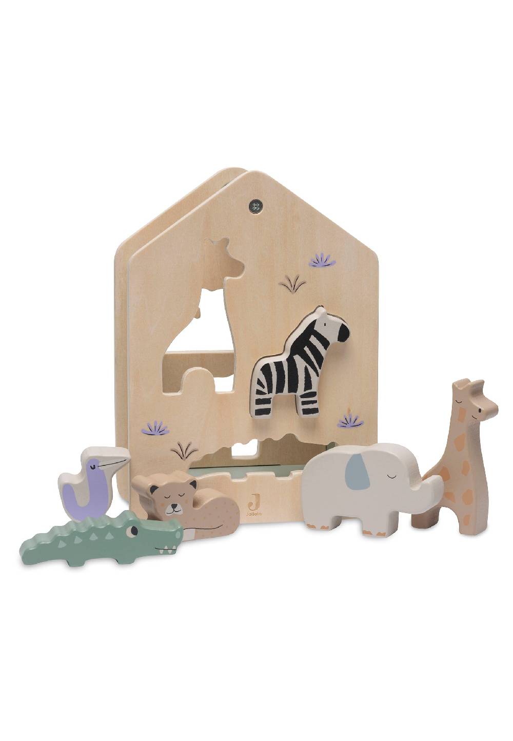 Jollein Holz-Sortierbox - Jungle Jambo Schlussverkauf