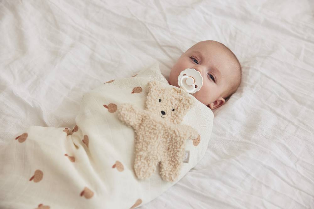 Jollein Schmusetuch Teddy Bear Naturel Fabrikverkauf