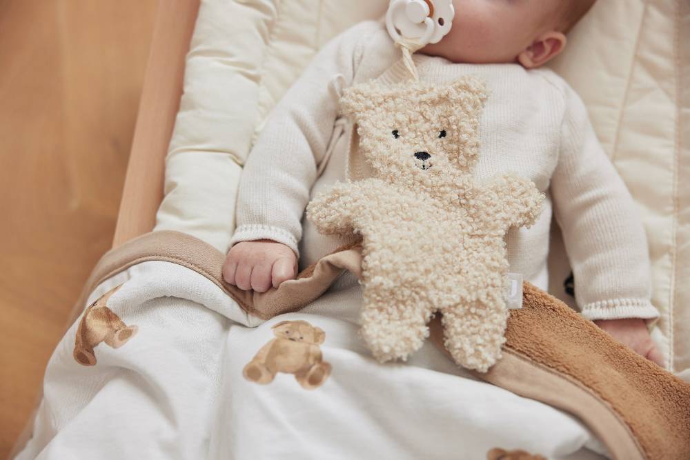 Jollein Schmusetuch Teddy Bear Naturel Fabrikverkauf