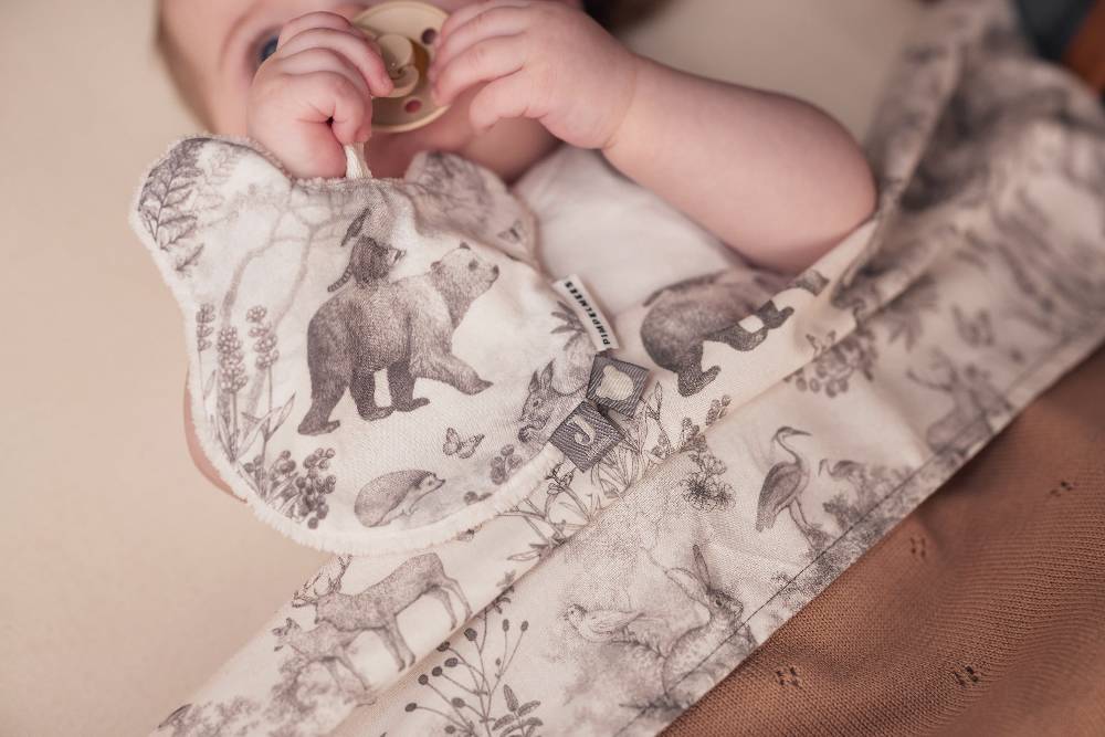 Jollein Schmusetuch Pimpelmees - Forest Animals Fabrikpreis