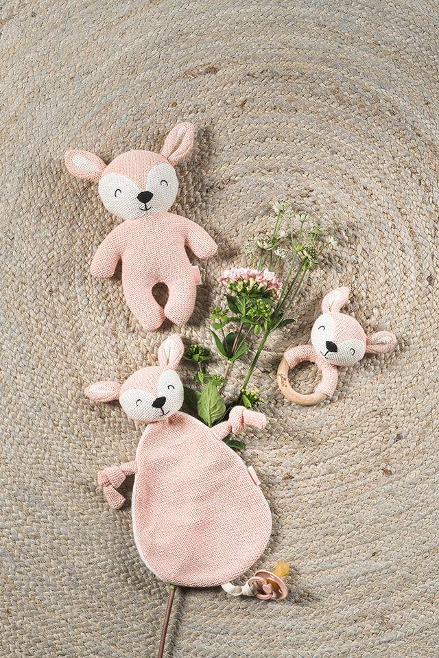 Jollein Schmusetuch Dear Pale Pink Sonderangebot