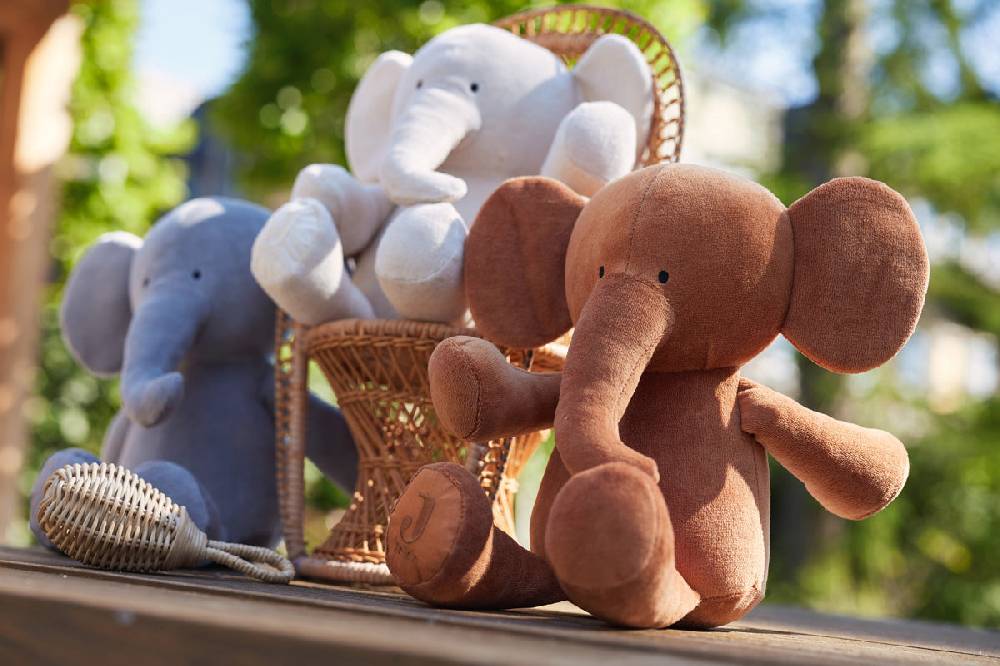 Jollein Kuscheltier Elephant Caramel Blitzangebot