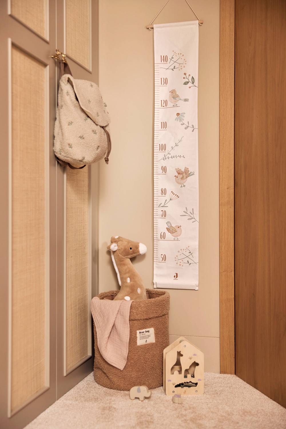 Jollein Kuscheltier XL - Jungle Jambo Giraffe - Biscuit Räumungsverkauf