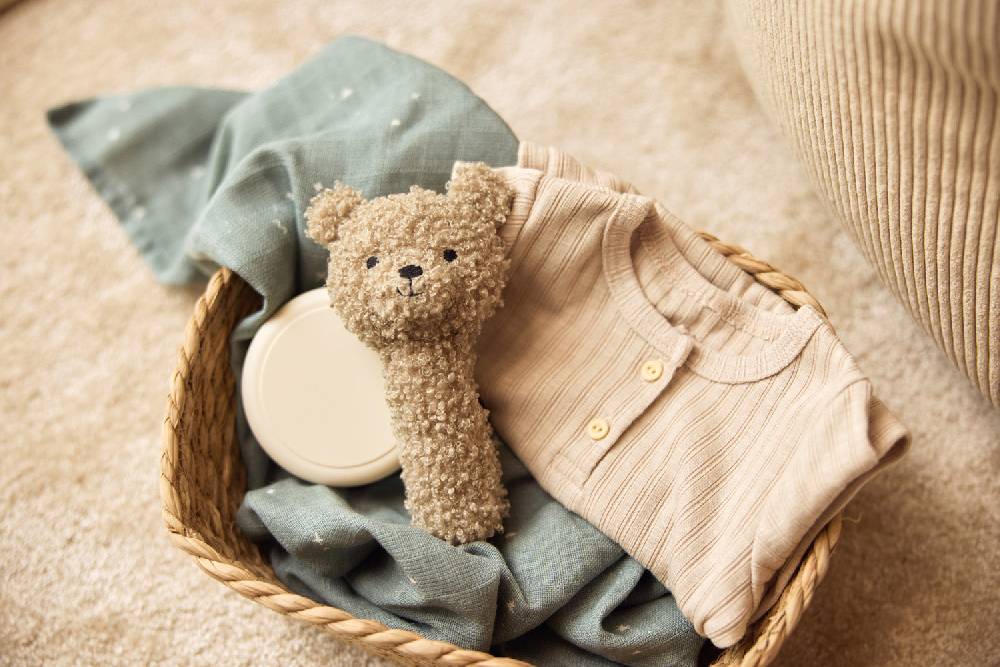Jollein Rassel Teddy Bear - Olive Green Letzte 2 Tage