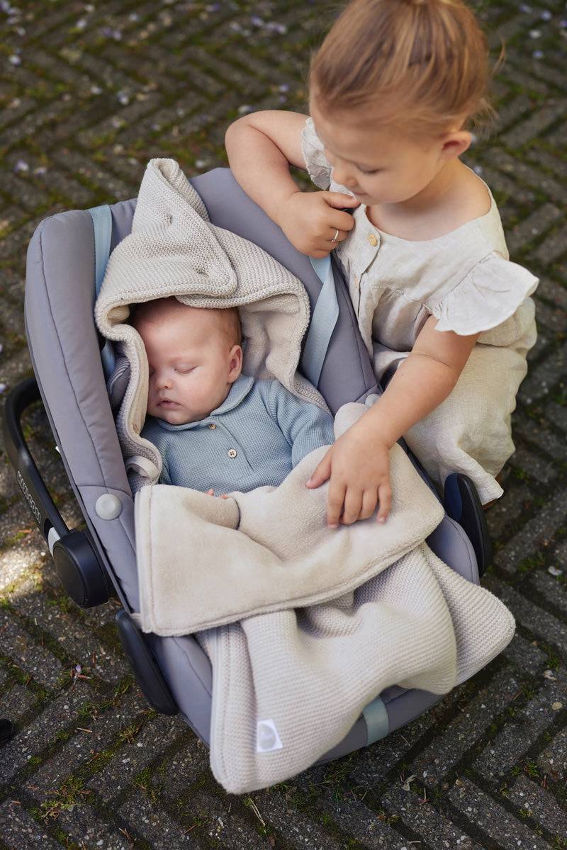 Jollein Fußsack gruppe 0+ 3/5 punkte Basic Knit Nougat Rabatte dieses Monats