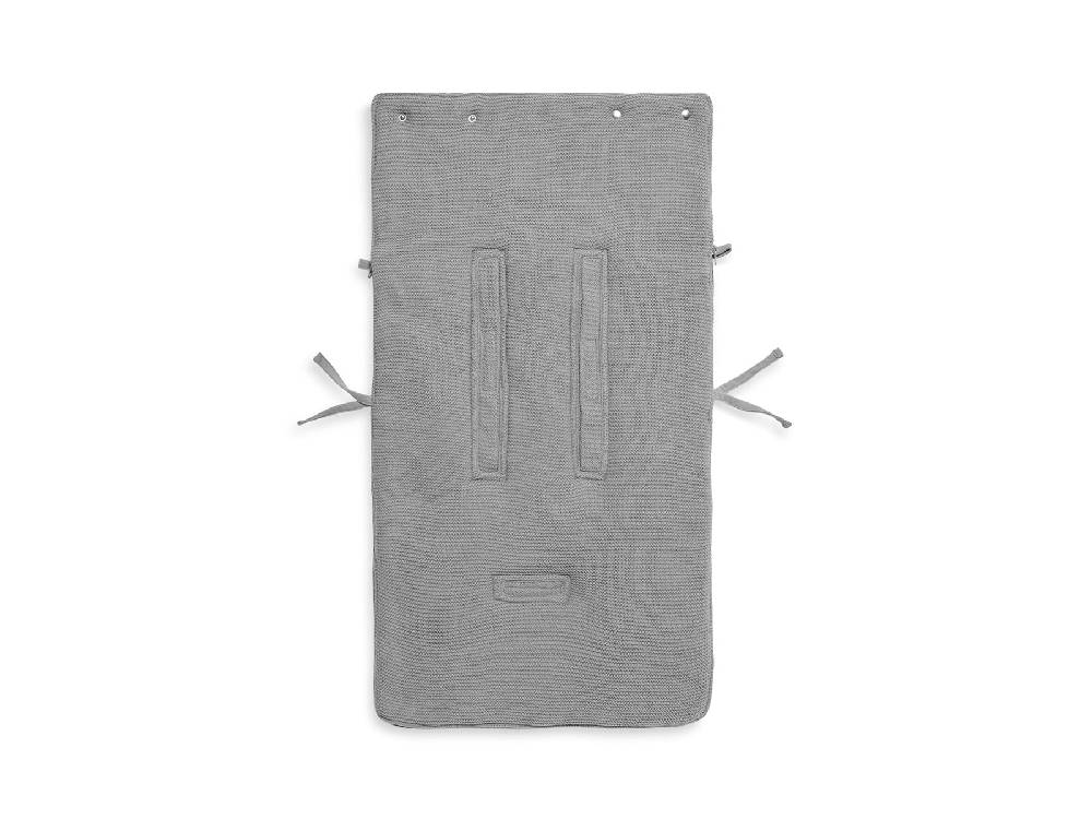 Jollein Fußsack gruppe 0+ 3/5 punkte Basic Knit Stone Grey Online