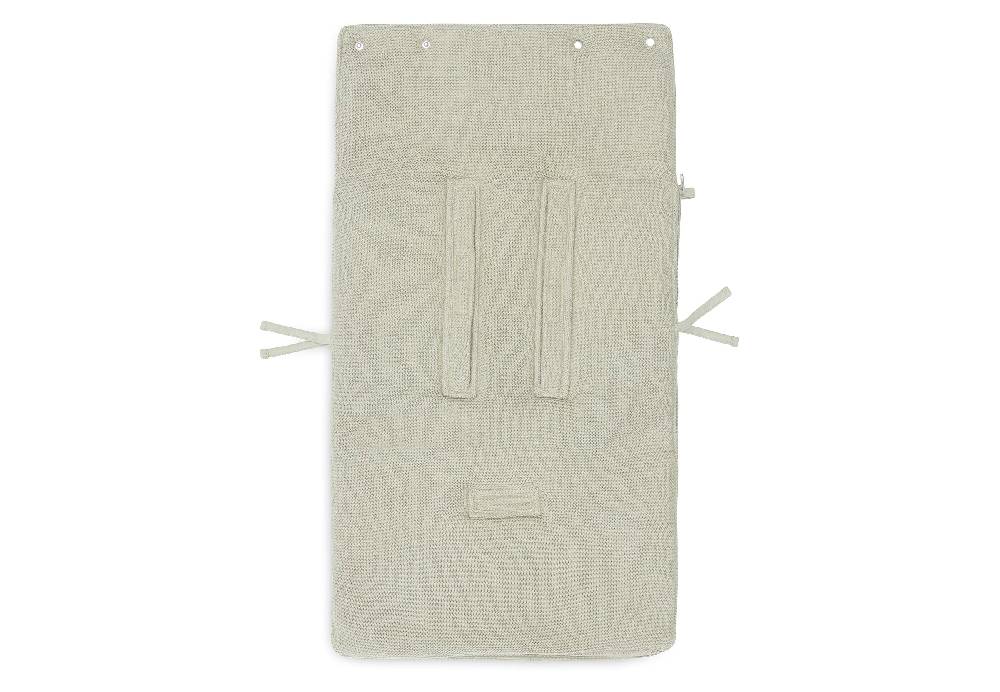 Jollein Fußsack gruppe 0+ 3/5 punkte Basic Knit Olive Green Auslauf