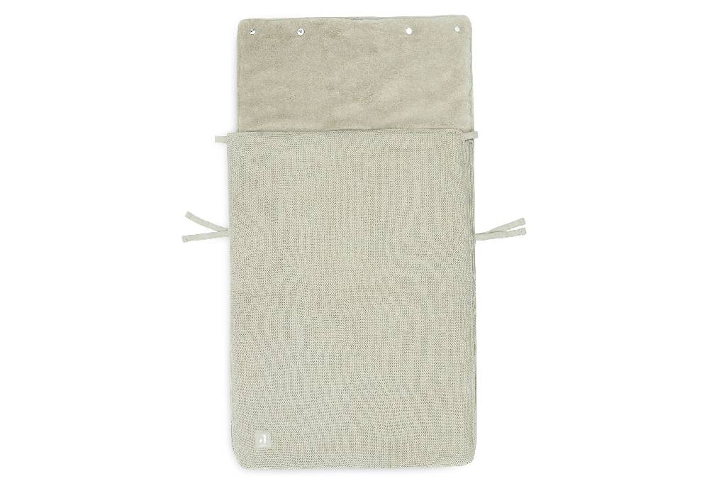 Jollein Fußsack gruppe 0+ 3/5 punkte Basic Knit Olive Green Auslauf