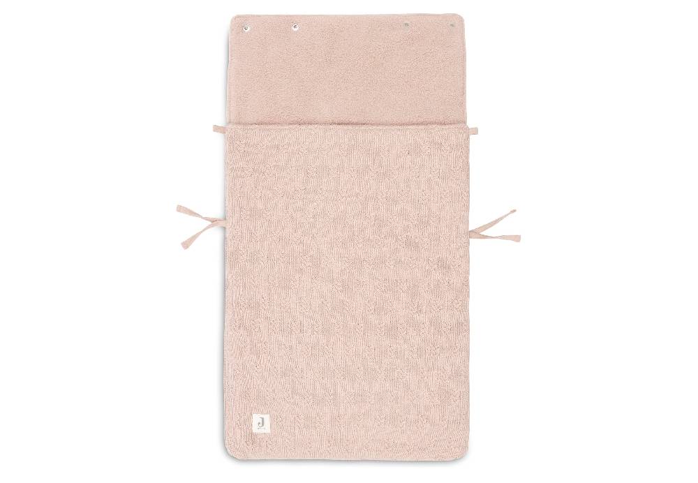 Jollein Fußsack gruppe 0+ 3/5 punkte Grain Knit Wild Rose Fabrikverkauf