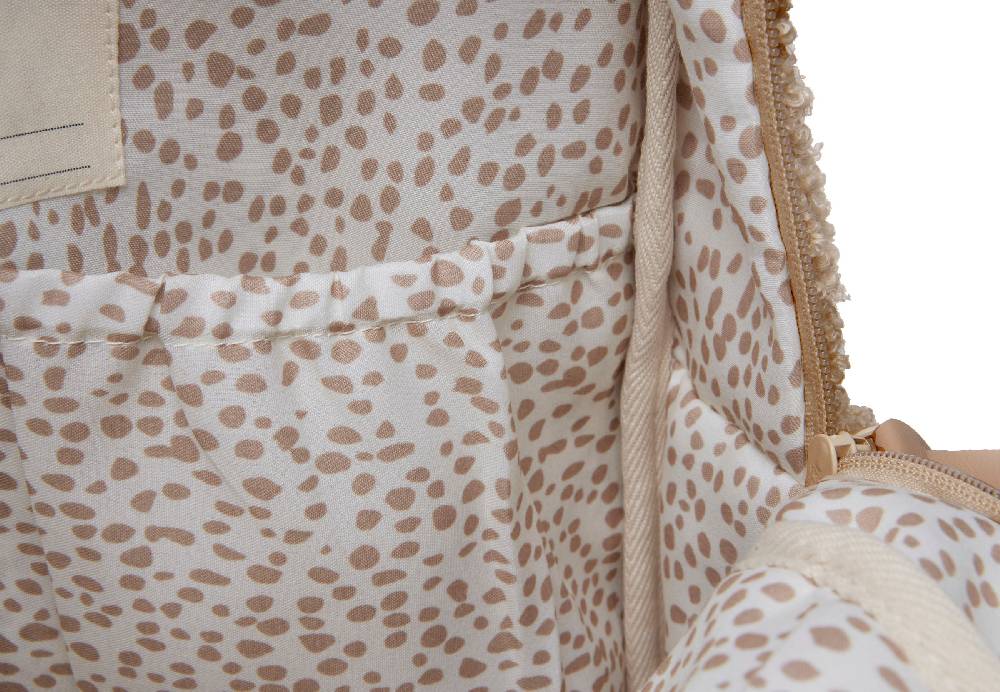 Jollein Wickeltasche Rucksack Boucle Biscuit Jubiläumsangebot