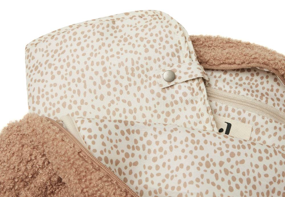 Jollein Wickeltasche Rucksack Boucle Biscuit Jubiläumsangebot