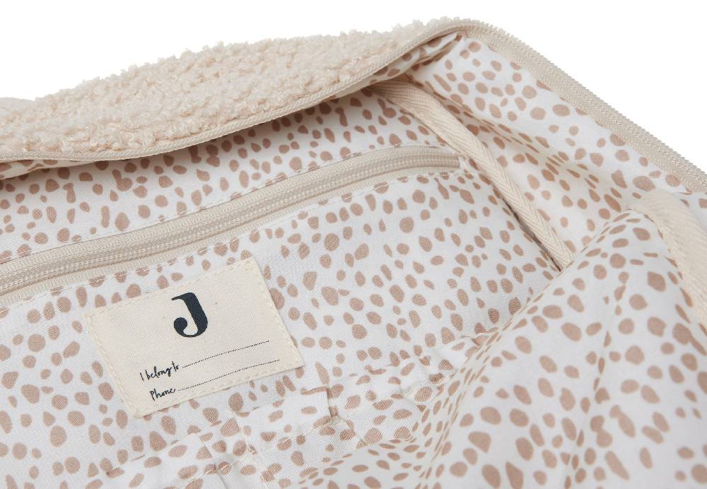 Jollein Wickeltasche Rucksack Boucle Naturel Lagerräumung