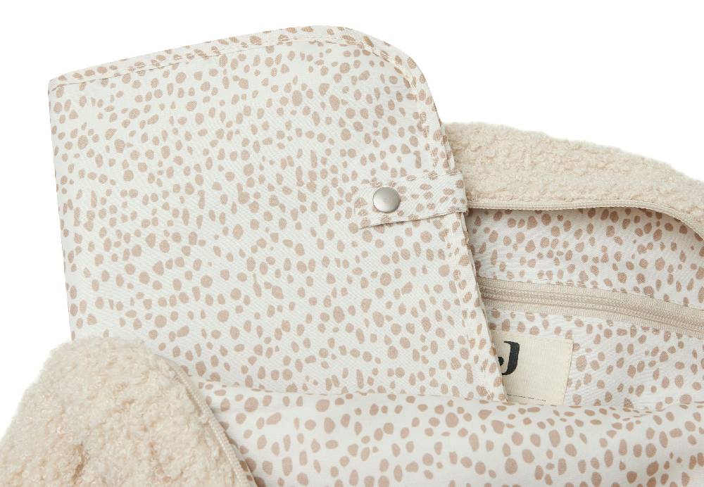 Jollein Wickeltasche Rucksack Boucle Naturel Lagerräumung