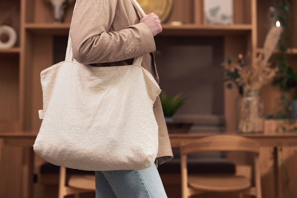 Jollein Shopper Embroidery Ivory Exklusive Angebote