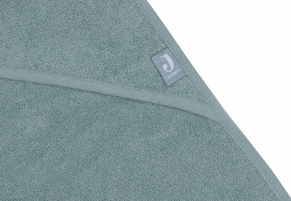 Jollein Kapuzenhandtuch Frottee 100x100cm - Sea Green Sonderangebote