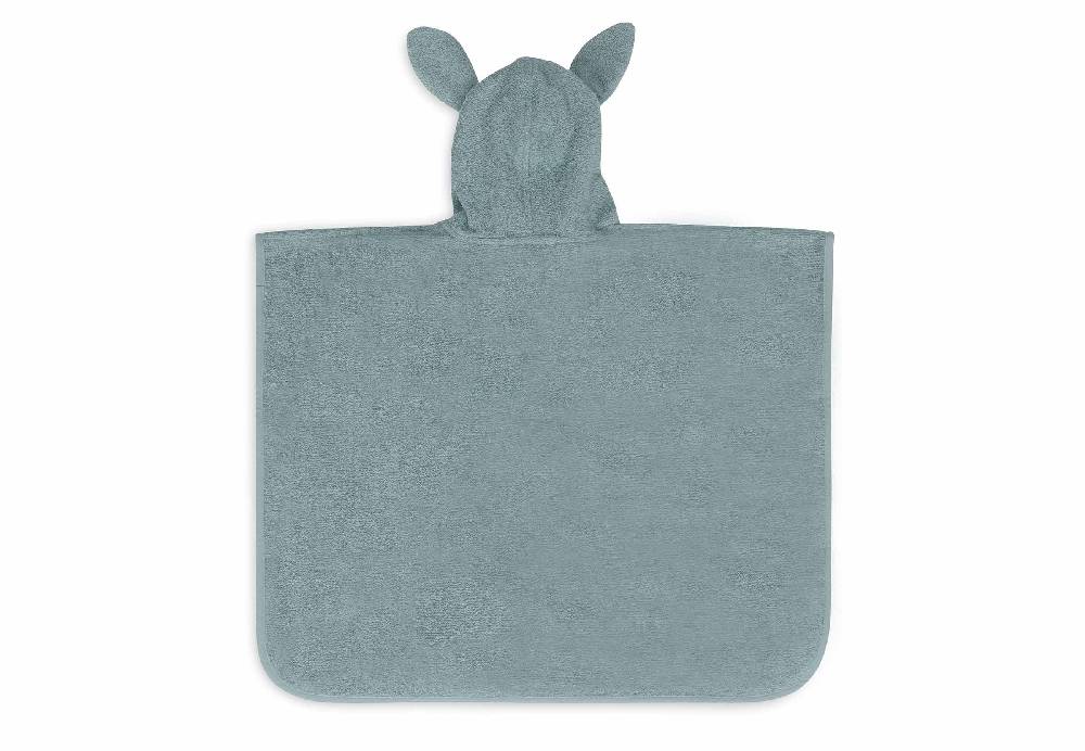 Jollein Kapuzenhandtuch Frottee 75x75cm - Sea Green Kostenlose Rückgabe