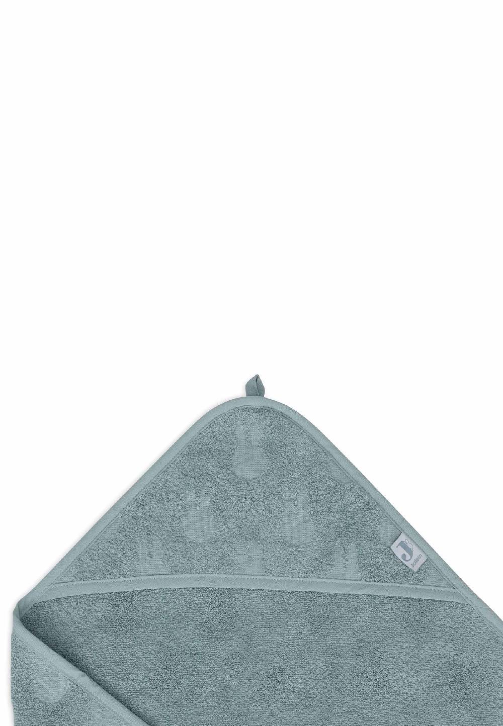 Jollein Kapuzenhandtuch Frottee 75x75cm Miffy Jacquard - Sea Green Begrenzte Freigabe
