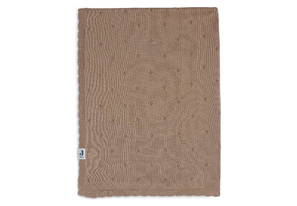 Jollein Decke Kinderbett 100x150cm Pointelle Biscuit GOTS