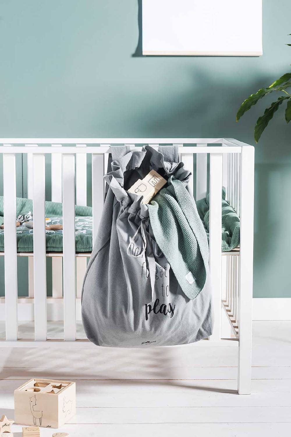 Jollein Decke Wiege 75x100cm Basic Knit Forest Green Riesige Rabatte