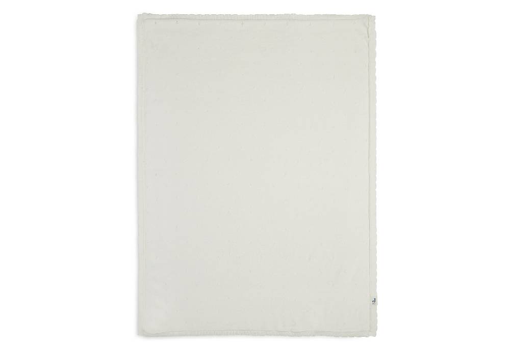 Jollein Decke Kinderbett 100x150cm Pointelle Ivory GOTS 2025