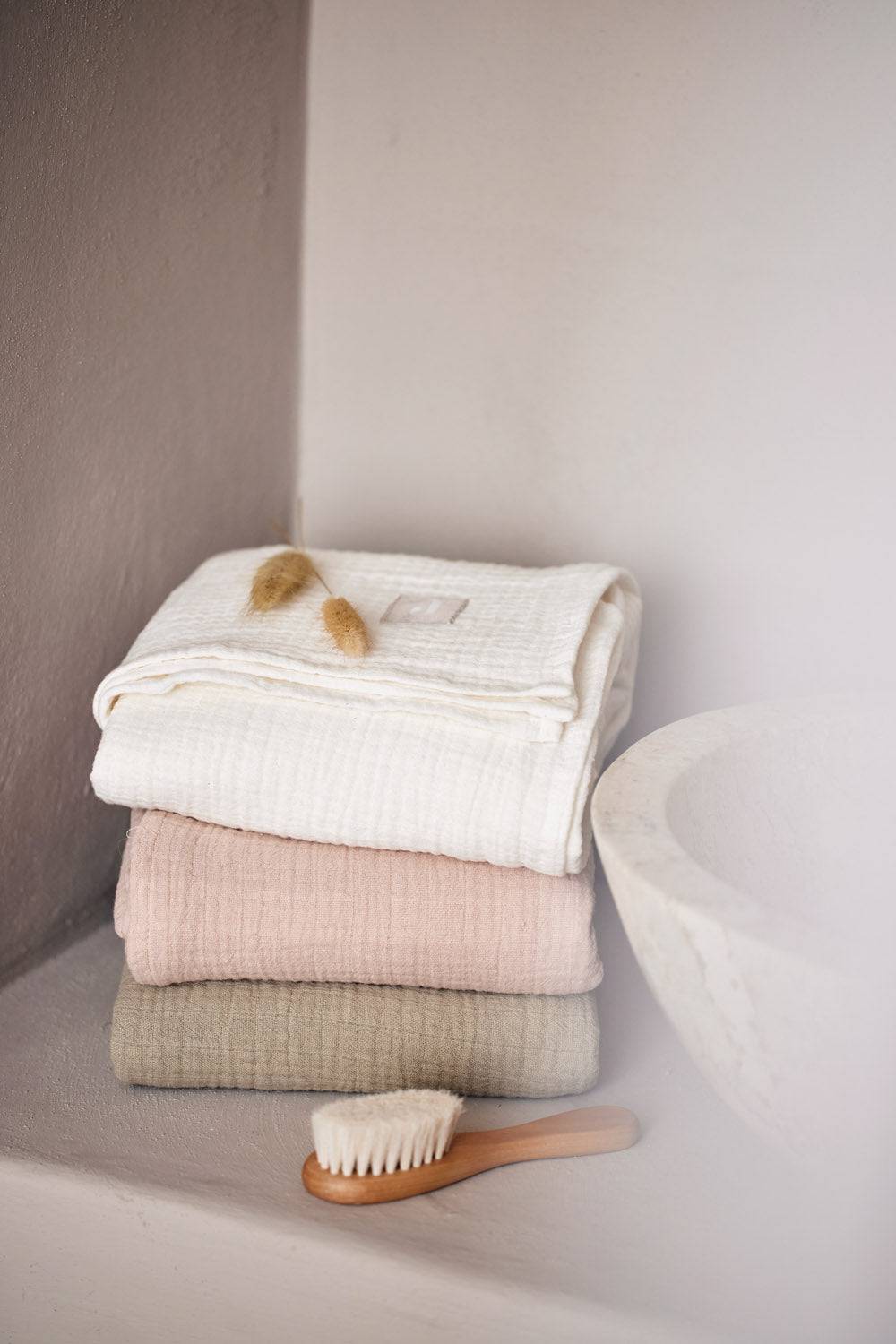 Jollein Spucktuch Hydrophil 70x70cm Wild Rose/Ivory (4pack) Verkauf