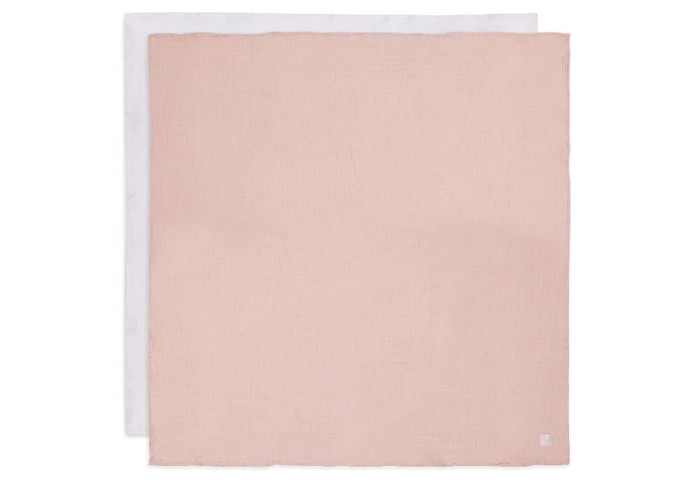 Jollein Mullwindelnn Hydrophil 115x115cm Wild Rose/Ivory (2pack) Günstig kaufen