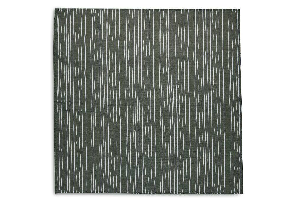 Jollein Spucktuch Hydrophill Stripe Olive Leaf Green GOTS (2pack) Großer Ausverkauf