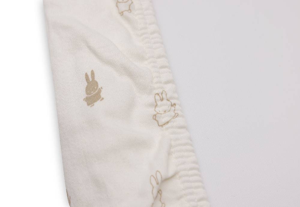 Jollein Wickelauflagenbezug Jersey 50x70cm Happy Miffy Nougat Black Friday