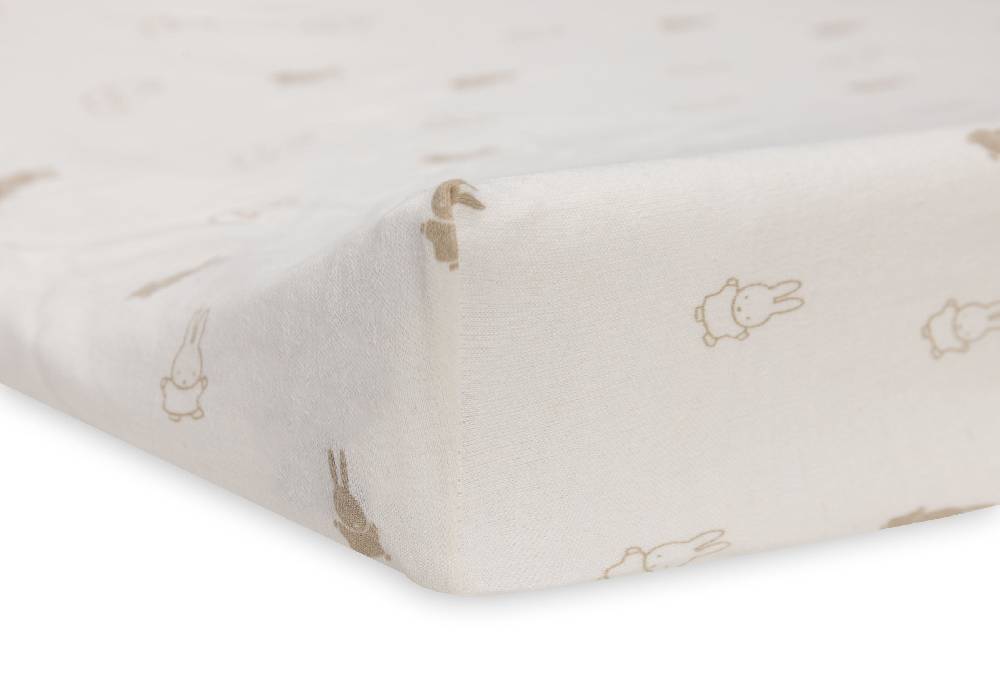 Jollein Wickelauflagenbezug Jersey 50x70cm Happy Miffy Nougat Black Friday