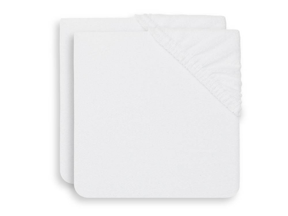 Jollein Wickelauflagenbezug Frottee 50x70cm White (2pack)