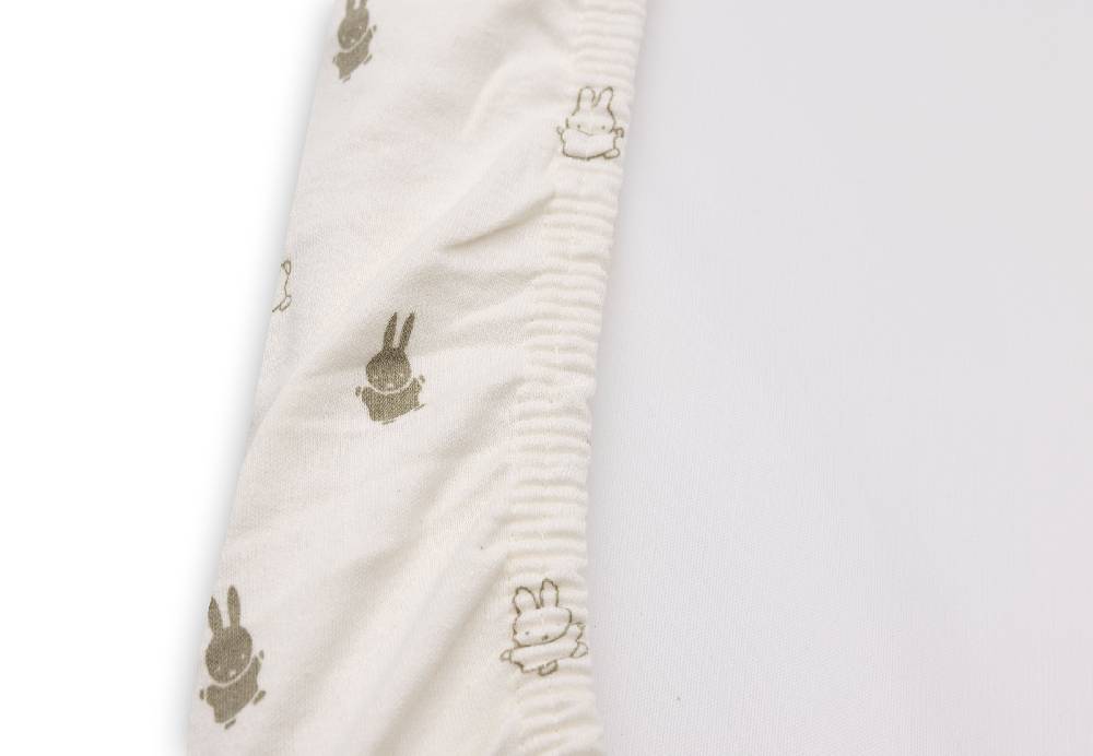 Jollein Wickelauflagenbezug Jersey 50x70cm Happy Miffy Olive Green Neueste Mode