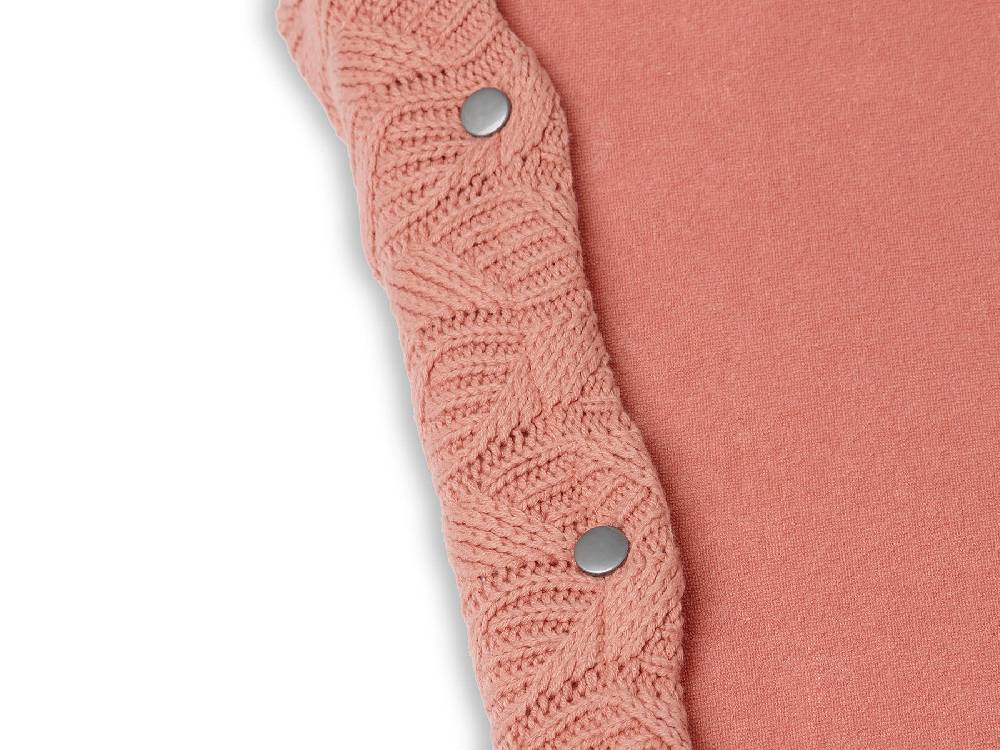 Jollein Wickelauflagenbezug 50x70cm Spring Knit Rosewood Zeitlich begrenztes Angebot