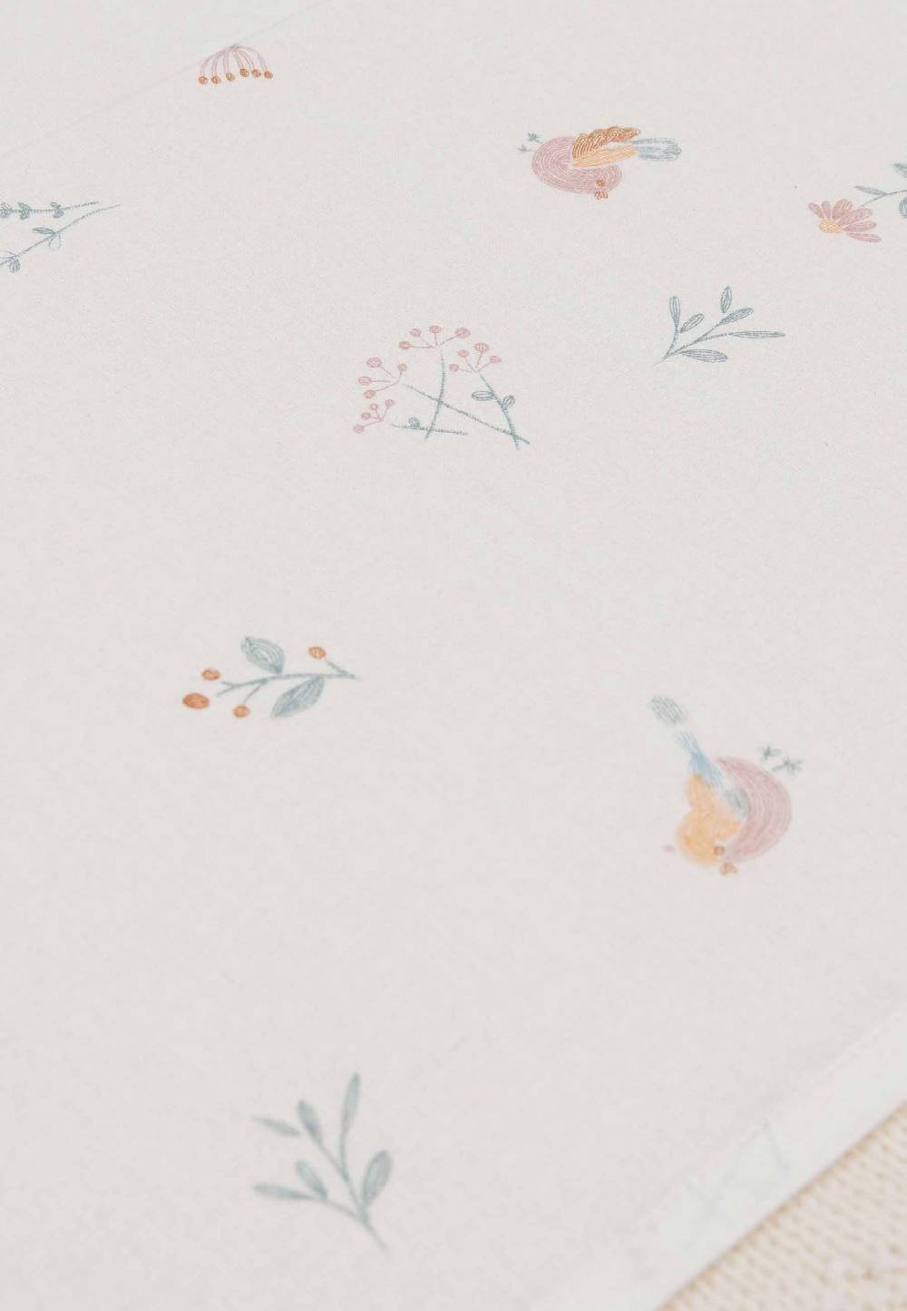 Jollein Bettlaken Kinderbett 120x150cm - Lovely Birds Neuheiten