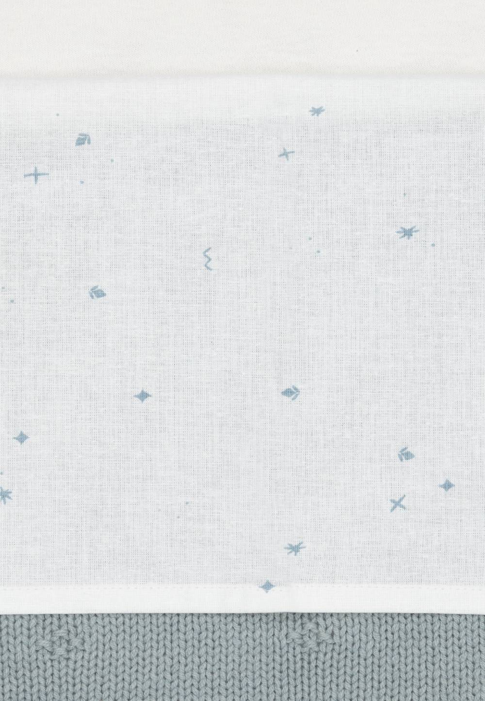 Jollein Bettlaken Wiege 75x100cm Twinkling - Sea Green Riesige Ersparnisse