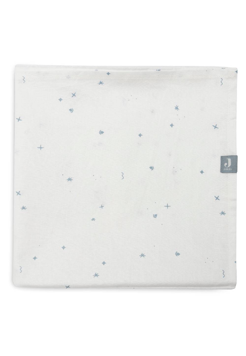 Jollein Bettlaken Wiege 75x100cm Twinkling - Sea Green Riesige Ersparnisse